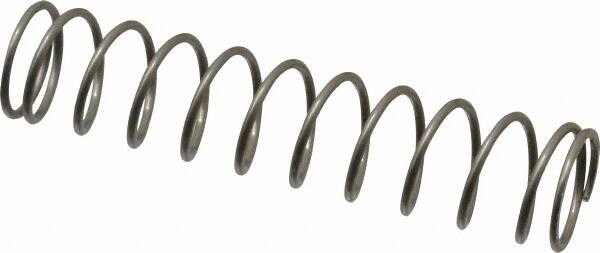 Value Collection - 0.42" OD, 0.035" Wire, 2" Free Length, Compression Spring - 2.98 Lb Spring Rating, Stainless Steel - Americas Industrial Supply
