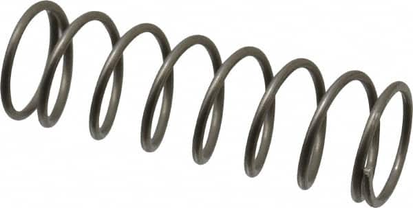 Value Collection - 0.48" OD, 0.041" Wire, 1-1/2" Free Length, Compression Spring - 5.68 Lb Spring Rating, Stainless Steel - Americas Industrial Supply
