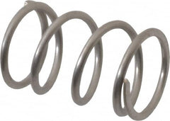 Value Collection - 0.48" OD, 0.047" Wire, 3/4" Free Length, Compression Spring - 19.46 Lb Spring Rating, Stainless Steel - Americas Industrial Supply