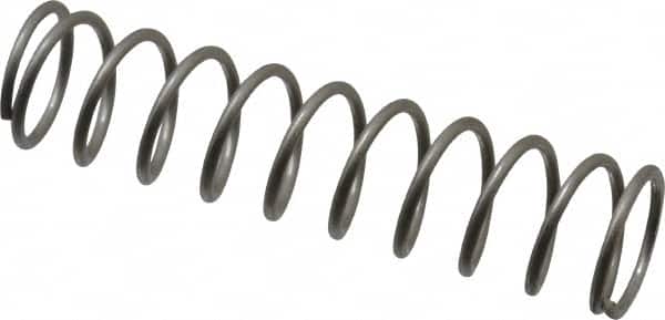 Value Collection - 0.48" OD, 0.047" Wire, 2" Free Length, Compression Spring - 6.7 Lb Spring Rating, Stainless Steel - Americas Industrial Supply