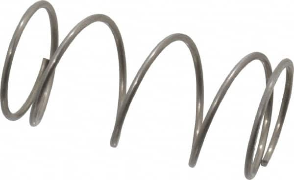 Value Collection - 0.72" OD, 0.047" Wire, 1-1/2" Free Length, Compression Spring - 5.13 Lb Spring Rating, Stainless Steel - Americas Industrial Supply