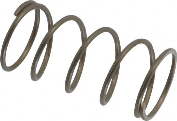 Value Collection - 0.72" OD, 0.054" Wire, 1-1/2" Free Length, Compression Spring - 8.07 Lb Spring Rating, Stainless Steel - Americas Industrial Supply