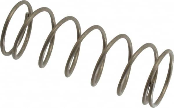 Value Collection - 0.72" OD, 0.054" Wire, 2" Free Length, Compression Spring - 5.94 Lb Spring Rating, Stainless Steel - Americas Industrial Supply