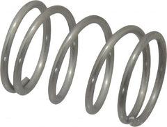Value Collection - 0.72" OD, 0.062" Wire, 1" Free Length, Compression Spring - 20.15 Lb Spring Rating, Stainless Steel - Americas Industrial Supply