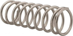 Value Collection - 0.72" OD, 0.072" Wire, 2" Free Length, Compression Spring - 15.81 Lb Spring Rating, Stainless Steel - Americas Industrial Supply