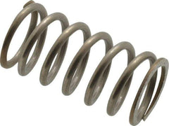 Value Collection - 0.72" OD, 0.08" Wire, 1-1/2" Free Length, Compression Spring - 32.03 Lb Spring Rating, Stainless Steel - Americas Industrial Supply