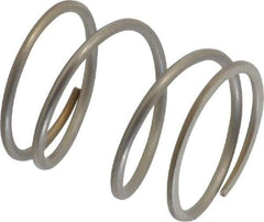 Value Collection - 0.85" OD, 0.062" Wire, 1" Free Length, Compression Spring - 15.91 Lb Spring Rating, Stainless Steel - Americas Industrial Supply