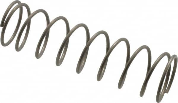 Value Collection - 0.85" OD, 0.062" Wire, 3" Free Length, Compression Spring - 4.84 Lb Spring Rating, Stainless Steel - Americas Industrial Supply