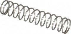 Value Collection - 0.85" OD, 0.072" Wire, 4" Free Length, Compression Spring - 5.9 Lb Spring Rating, Stainless Steel - Americas Industrial Supply