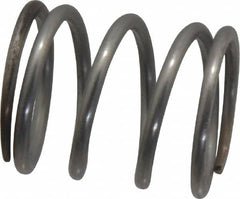 Value Collection - 0.85" OD, 0.08" Wire, 1" Free Length, Compression Spring - 38.53 Lb Spring Rating, Stainless Steel - Americas Industrial Supply