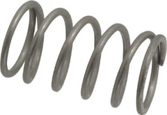 Value Collection - 0.85" OD, 0.08" Wire, 1-1/2" Free Length, Compression Spring - 24.16 Lb Spring Rating, Stainless Steel - Americas Industrial Supply