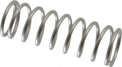 Value Collection - 0.85" OD, 0.08" Wire, 2-1/2" Free Length, Compression Spring - 13.83 Lb Spring Rating, Stainless Steel - Americas Industrial Supply