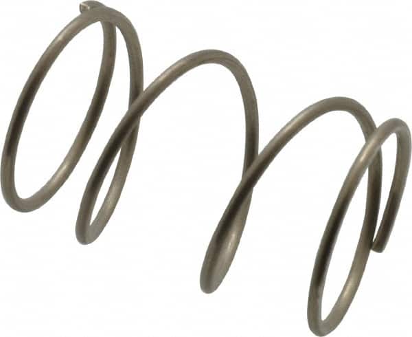 Value Collection - 0.975" OD, 0.062" Wire, 1-1/2" Free Length, Compression Spring - 8.45 Lb Spring Rating, Stainless Steel - Americas Industrial Supply