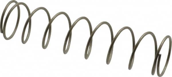 Value Collection - 0.975" OD, 0.062" Wire, 4" Free Length, Compression Spring - 3 Lb Spring Rating, Stainless Steel - Americas Industrial Supply