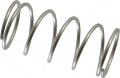 Value Collection - 0.975" OD, 0.072" Wire, 2" Free Length, Compression Spring - 10.11 Lb Spring Rating, Stainless Steel - Americas Industrial Supply