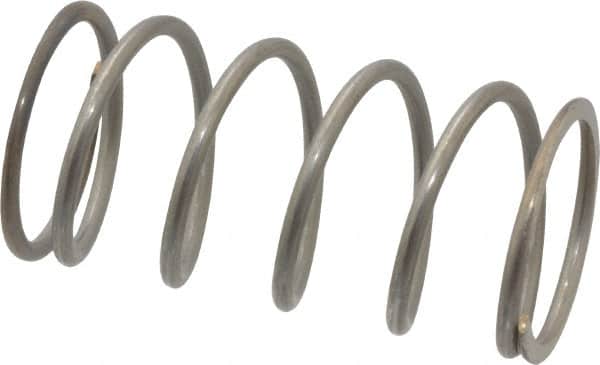 Value Collection - 0.975" OD, 0.08" Wire, 2" Free Length, Compression Spring - 14.37 Lb Spring Rating, Stainless Steel - Americas Industrial Supply