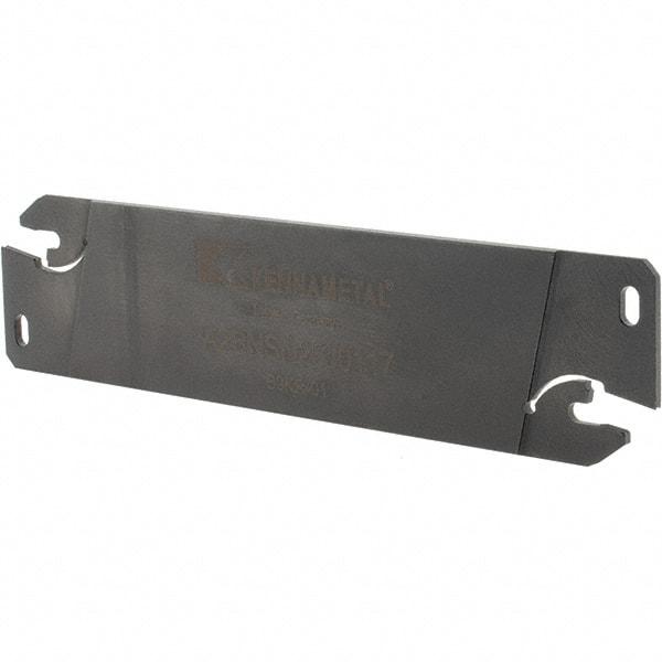 Kennametal - 1.0236" Blade Height, 0.0709" Blade Width, 4.3307" OAL, Neutral Cut, Double End Indexable Cut-Off Blade - 17mm Max Depth of Cut, A2BNSN Blade, A2 Cut-Off Series - Americas Industrial Supply