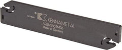 Kennametal - 1.2598" Blade Height, 0.2126" Blade Width, 5.9055" OAL, Neutral Cut, Double End Indexable Cut-Off Blade - 60mm Max Depth of Cut, A2BNSN Blade, A2 Cut-Off Series - Americas Industrial Supply