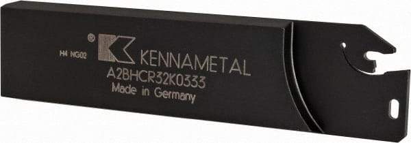 Kennametal - 1.2598" Blade Height, 0.315" Blade Width, 4.9213" OAL, Right Hand Cut, Single End Indexable Cut-Off Blade - 33mm Max Depth of Cut, A2BNC Blade, A2 Cut-Off Series - Americas Industrial Supply