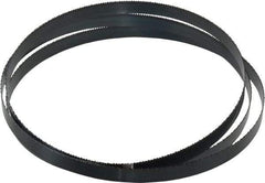 Starrett - 14 TPI, 5' 4-1/2" Long x 1/2" Wide x 0.025" Thick, Welded Band Saw Blade - Carbon Steel, Toothed Edge, Raker Tooth Set, Flexible Back, Contour Cutting - Americas Industrial Supply