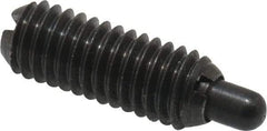 Gibraltar - M6 x 1.0, 16mm Thread Length, 4mm Plunger Projection, Steel Threaded Spring Plunger - 3.02mm Max Plunger Diam, 0.23 Kg Init End Force, 2.72 Kg Final End Force - Americas Industrial Supply