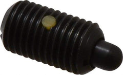 Gibraltar - M16 x 2.0, 28.5mm Thread Length, 8mm Plunger Projection, Steel Threaded Spring Plunger - 7.87mm Max Plunger Diam, 1.59 Kg Init End Force, 11.79 Kg Final End Force - Americas Industrial Supply