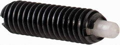 Gibraltar - M4 x 0.7, 13mm Thread Length, 2.5mm Plunger Projection, Steel Threaded Spring Plunger - 1.78mm Max Plunger Diam, 0.23 Kg Init End Force, 0.91 Kg Final End Force - Americas Industrial Supply