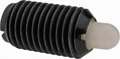 Gibraltar - M16 x 2.0, 28.5mm Thread Length, 8mm Plunger Projection, Steel Threaded Spring Plunger - 7.87mm Max Plunger Diam, 0.91 Kg Init End Force, 4.76 Kg Final End Force - Americas Industrial Supply