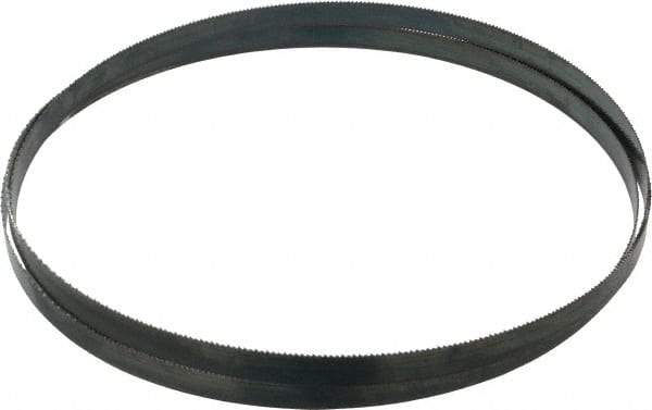 Starrett - 14 TPI, 7' 5" Long x 1/2" Wide x 0.025" Thick, Welded Band Saw Blade - Carbon Steel, Toothed Edge, Raker Tooth Set, Flexible Back, Contour Cutting - Americas Industrial Supply