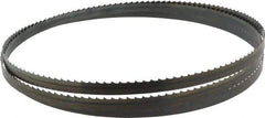Starrett - 4 TPI, 7' 9-1/2" Long x 1/2" Wide x 0.025" Thick, Welded Band Saw Blade - Carbon Steel, Toothed Edge, Raker Tooth Set, Flexible Back, Contour Cutting - Americas Industrial Supply