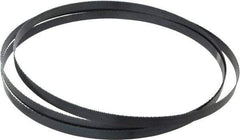Starrett - 14 TPI, 7' 9-1/2" Long x 1/2" Wide x 0.025" Thick, Welded Band Saw Blade - Carbon Steel, Toothed Edge, Raker Tooth Set, Flexible Back, Contour Cutting - Americas Industrial Supply