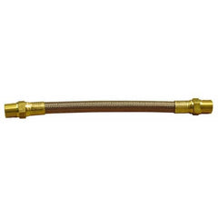 Made in USA - 48" OAL, 1/4" ID, 3,000 Max psi, Flexible Metal Hose Assembly - Americas Industrial Supply