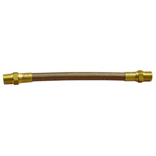 Made in USA - 48" OAL, 3/16" ID, 3,000 Max psi, Flexible Metal Hose Assembly - Americas Industrial Supply