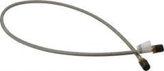 Made in USA - 36" OAL, 1/4" ID, 3,000 Max psi, Flexible Metal Hose Assembly - Americas Industrial Supply