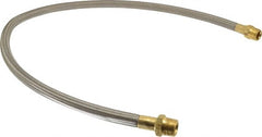 Made in USA - 48" OAL, 5/8" ID, 1,200 Max psi, Flexible Metal Hose Assembly - Americas Industrial Supply