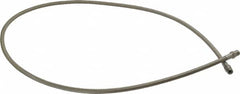 Made in USA - 48" OAL, 3/16" ID, 3,000 Max psi, Flexible Metal Hose Assembly - Americas Industrial Supply