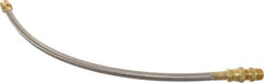 Made in USA - 24" OAL, 1/2" ID, 1,500 Max psi, Flexible Metal Hose Assembly - Americas Industrial Supply