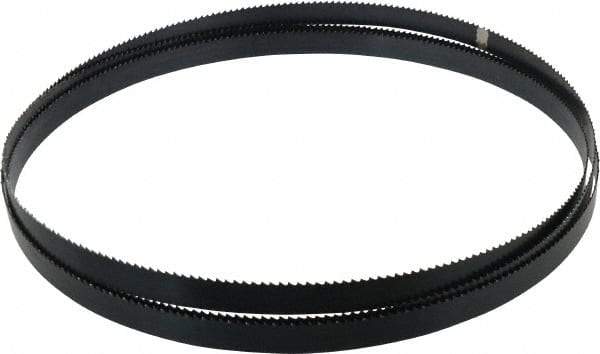 Starrett - 6 TPI, 10' 5" Long x 3/4" Wide x 0.032" Thick, Welded Band Saw Blade - Carbon Steel, Toothed Edge, Raker Tooth Set, Flexible Back, Contour Cutting - Americas Industrial Supply
