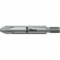 Wera - #2 Phillips Screwdriver Bit - #10-32 Drive, 1-47/64" OAL - Americas Industrial Supply