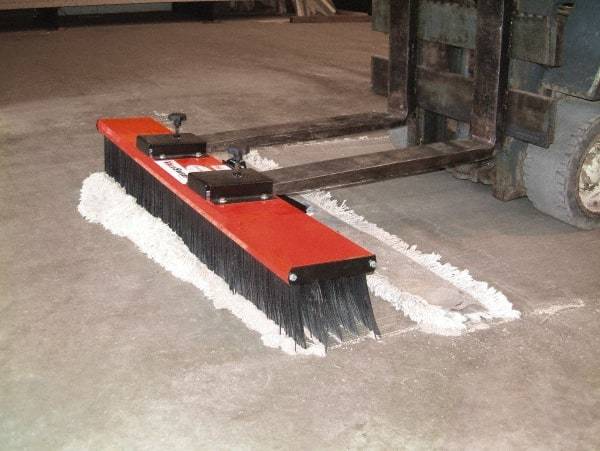 Trynex - 60" Wide Sweeper Fork Lift - Polypropylene Bristles - Americas Industrial Supply