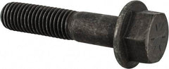 Value Collection - 5/8-11 UNC, 3" Length Under Head, Hex Drive Flange Bolt - 1-1/2" Thread Length, Grade 8 Alloy Steel, Smooth Flange, Phosphate & Oil Finish - Americas Industrial Supply