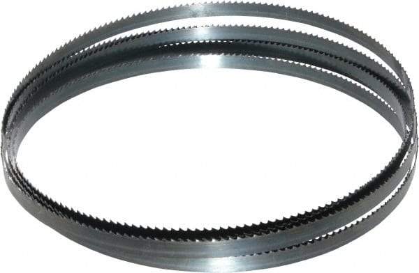 Starrett - 6 TPI, 12' 6" Long x 1/2" Wide x 0.025" Thick, Welded Band Saw Blade - Carbon Steel, Toothed Edge, Raker Tooth Set, Flexible Back, Contour Cutting - Americas Industrial Supply