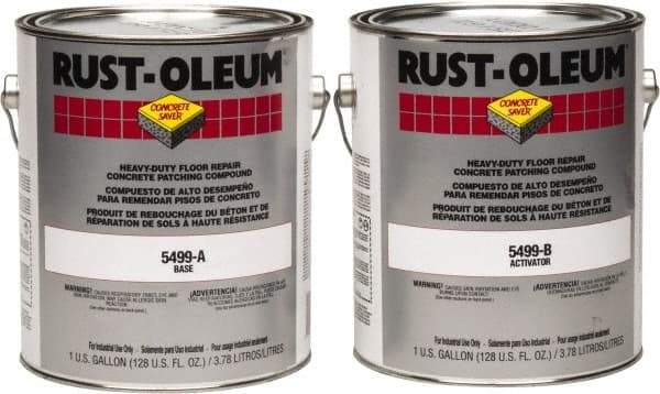 Rust-Oleum - 2 Gal Floor Repair - Gray, 12.5 Sq Ft/Gal at 1/8" Coverage - Americas Industrial Supply