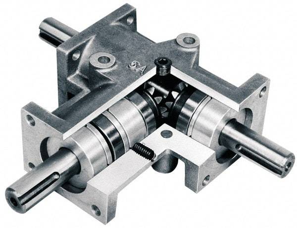 Browning - 1:1, 3 Input Horsepower, 106 Lbs. Max Torque, Speed Reducer - 3/4" Shaft Diam, 5.984" Long x 2.83" Wide x 2.992" High, 8.8 In/Lb. Min Torque, 1/4 HP Min Input - Americas Industrial Supply