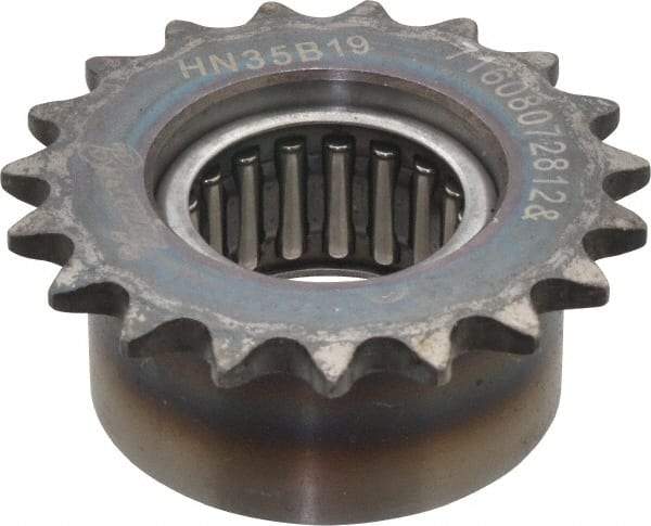 Browning - 2.47" Outside Diam, Steel, Chain Idler Sprocket - Chain Size 35 - Americas Industrial Supply