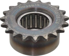 Browning - 2.47" Outside Diam, Steel, Chain Idler Sprocket - Chain Size 35 - Americas Industrial Supply