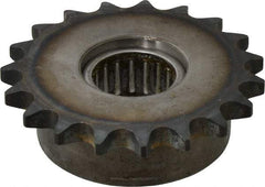 Browning - 3.28" Outside Diam, Steel, Chain Idler Sprocket - Chain Size 40 - Americas Industrial Supply