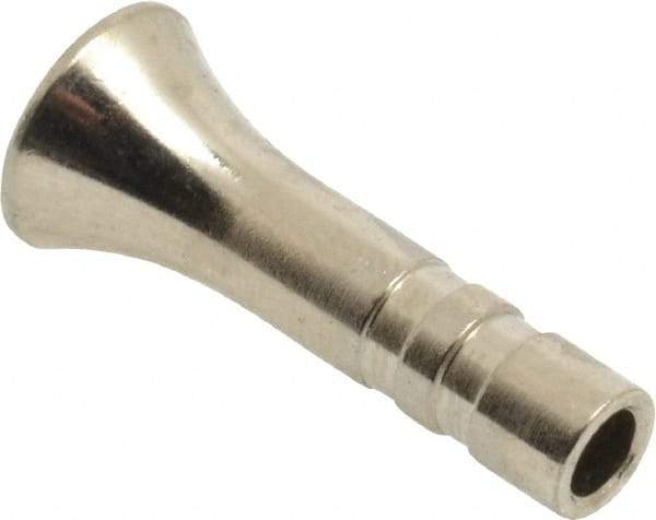 Norgren - Nickel Plated Brass Push-to-Connect Tube Stem Plug - 260 Max psi, Plug-In Connection - Americas Industrial Supply