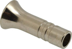 Norgren - Nickel Plated Brass Push-to-Connect Tube Stem Plug - 260 Max psi, Plug-In Connection - Americas Industrial Supply