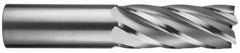 RobbJack - 5/8", 1-1/4" LOC, 5/8" Shank Diam, 3-1/2" OAL, 6 Flute, Solid Carbide Square End Mill - Single End, TiN Finish, Spiral Flute, 30° Helix, Centercutting, Right Hand Cut, Right Hand Flute, Series ST-630 - Americas Industrial Supply